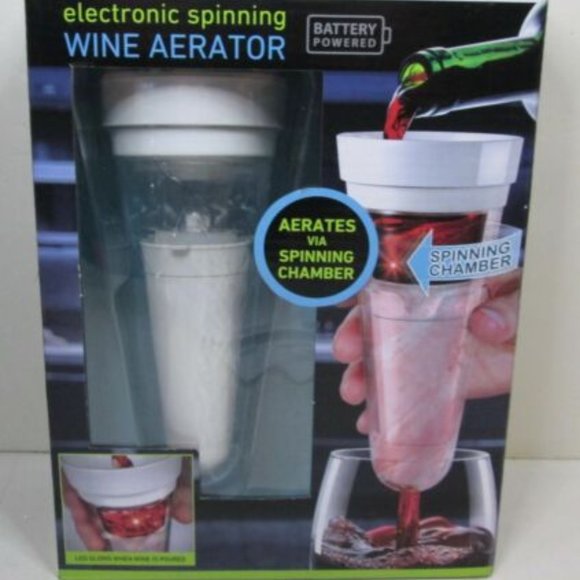 🚨SOLD 🚨 Sharper Image Electronic Spinning Wine Aerator NIB - Picture 2 of 5
